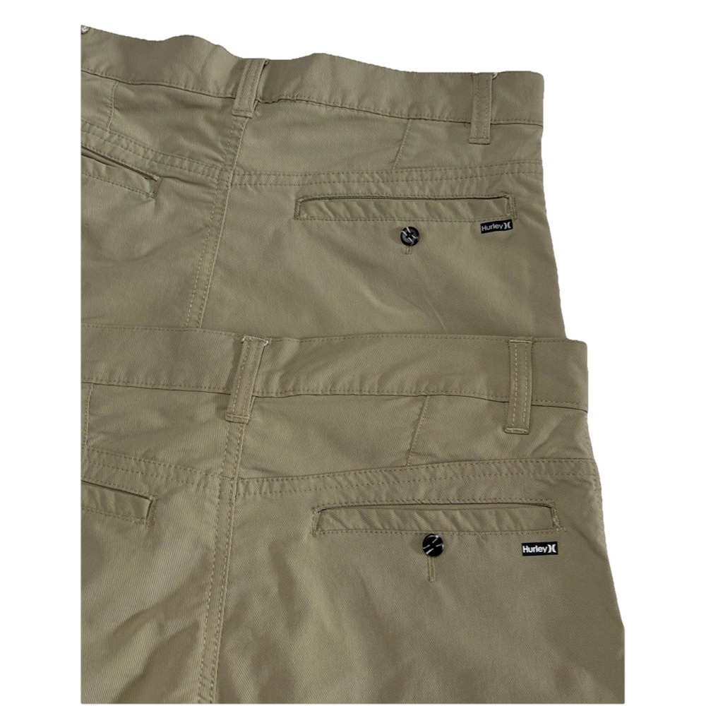 Boys Hurley H20 Dri Chino Shorts Sz 16 Lot Of 2 Poly/nylon/spandex Blend Casual